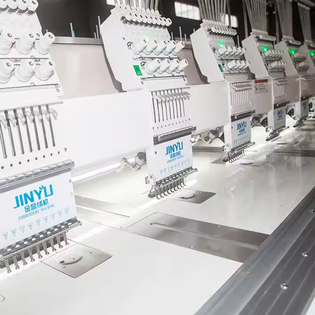 High-Speed 6 Needle 27 Head Flat Embroidery Machine for Sale