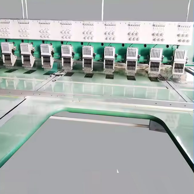High-Speed 6 Needle 27 Head Flat Embroidery Machine for Sale